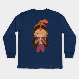 Princess Yum Yum - Lil' CutiE Kids Long Sleeve T-Shirt